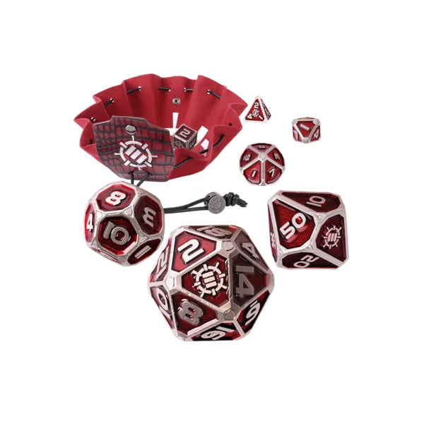 ENHANCE - Tabletop RPGs 7pc Metall RPG Dice - Collector´s