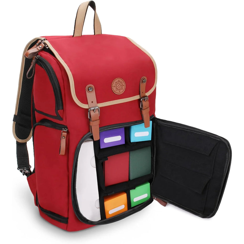 ENHANCE - Trading Card Backpack - Designer Edition - Red