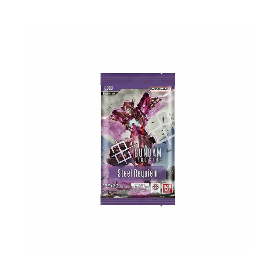 Gundam Card Game Steel Requiem GD03 Booster EN