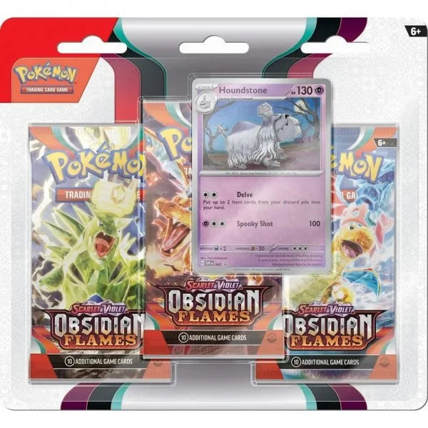 Karmesin & Purpur Obsidianflammen 3er Blister - DE Evoli