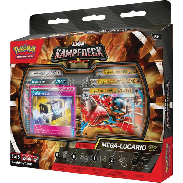 Pokémon Mega Lucario ex Liga Kampfdeck DE
