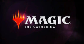 Magic: The Gathering-Logo mit seinem ikonischen roten Planeswalker-Symbol.