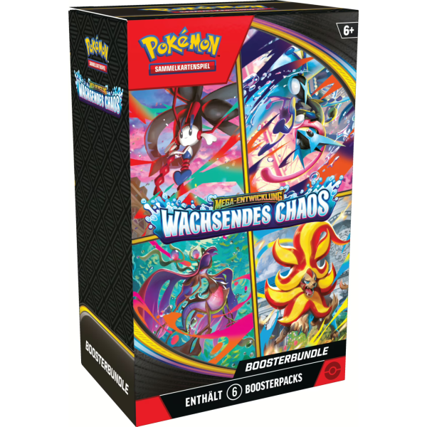 Pokémon Mega-Entwicklung Wachsendes Chaos Boosterbundle DE