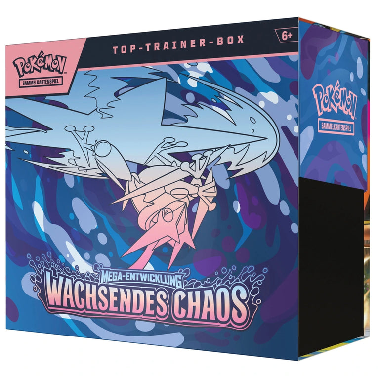 Pokémon Mega-Entwicklung Wachsendes Chaos Top Trainer Box DE