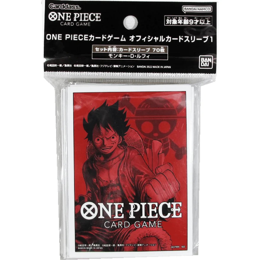 One Piece Sleeves Monkey D. Luffy TCG Zubehör