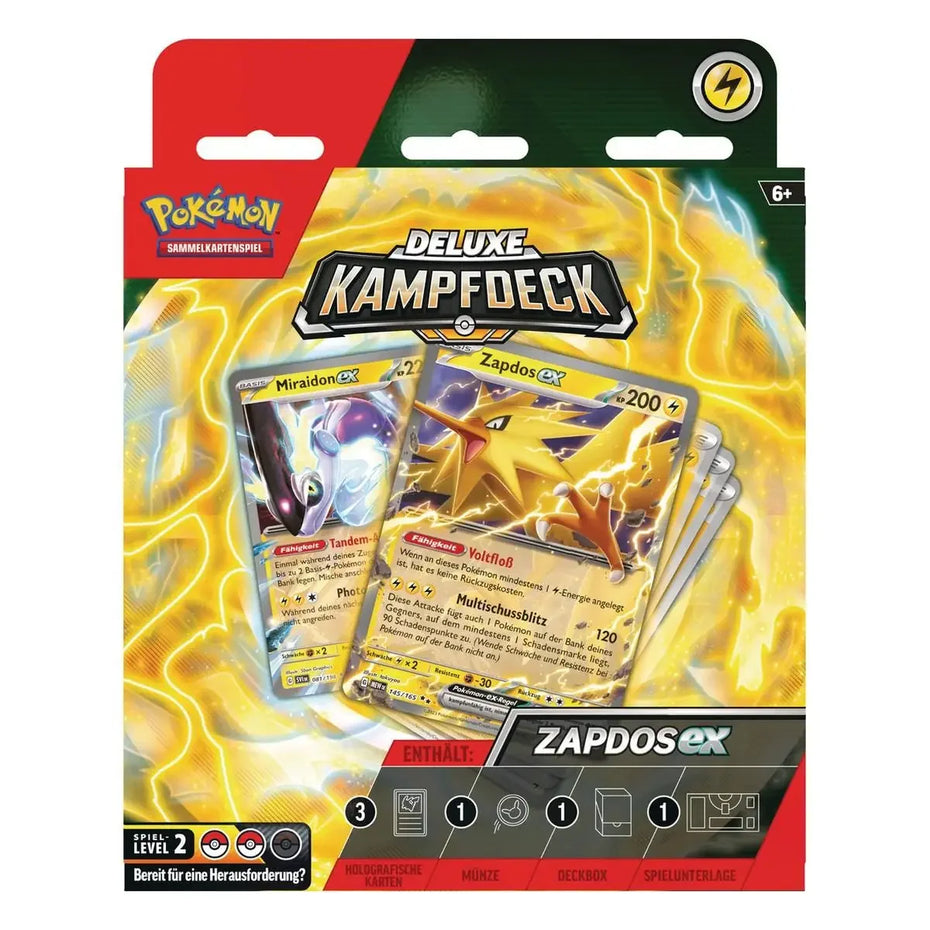 Pokémon - Deluxe Kampfdeck - März 2024 - DE Zapdos ex