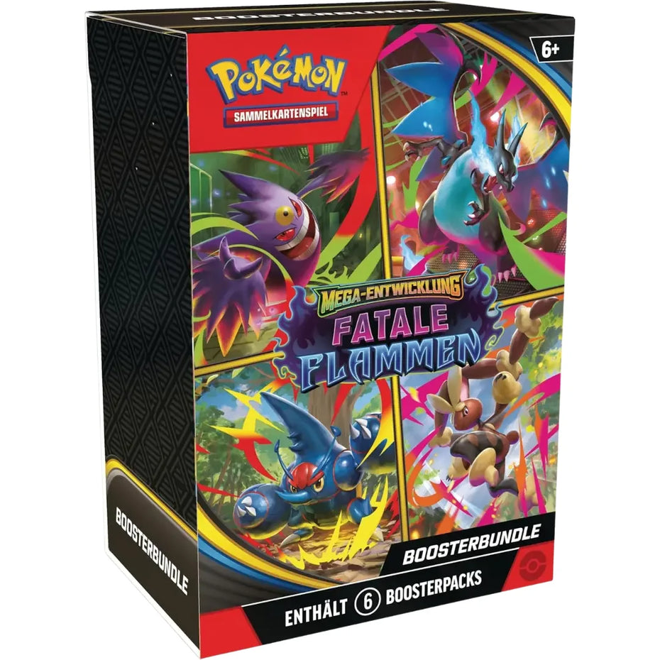 Pokémon Fatale Flammen ME02 Booster Bundle DE