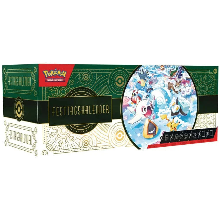 Pokémon Festtagskalender 2024 DE TCG Zubehör