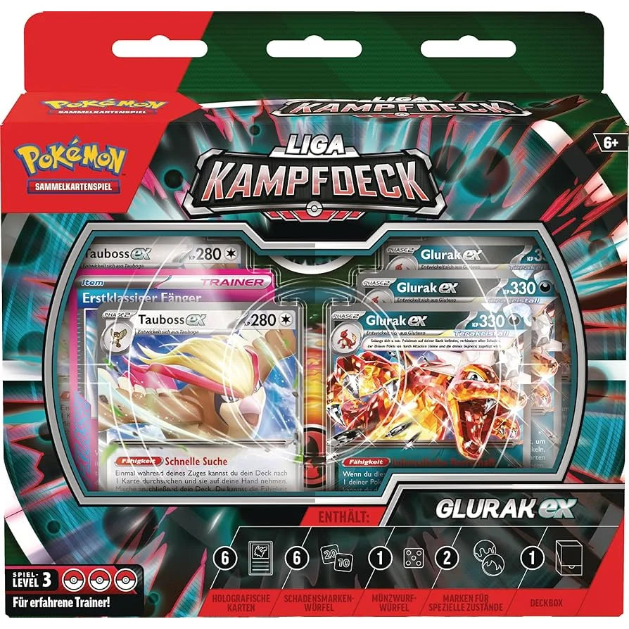 Pokémon - Liga - Kampfdeck - Glurak ex & Tauboss ex - DE