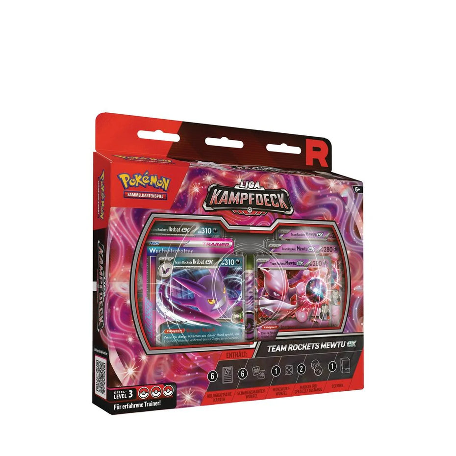 Pokémon Liga Kampfdeck Team Rockets Mewtu ex - DE