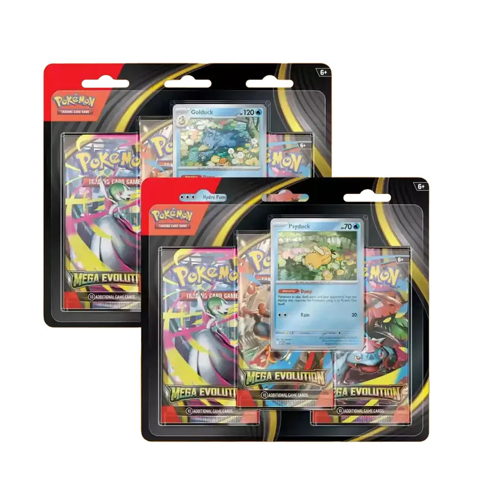 Pokémon - ME01 - Mega Evolution - 3-Pack-Blister - EN