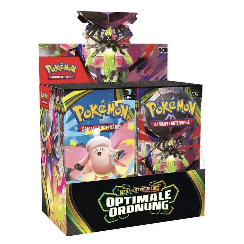 Pokémon ME03 Optimale Ordnung Display DE Sammelkartenspiel