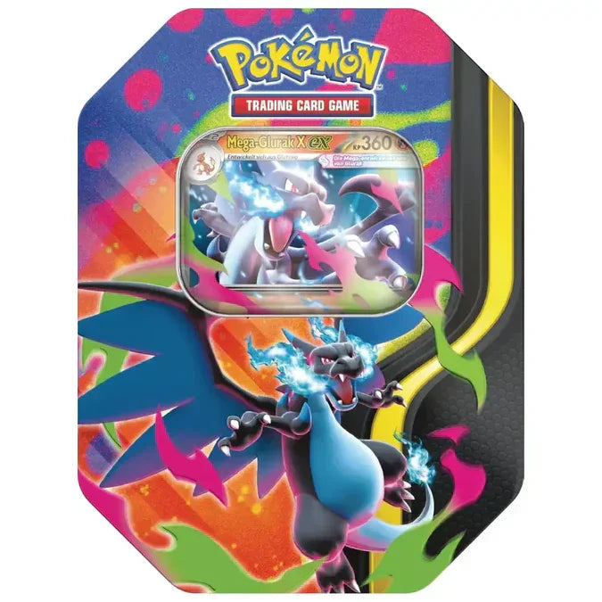 Pokémon Mega-Entwicklung Mega Glurak Tin DE Mega Glurak X