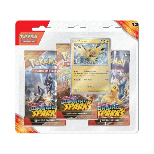 Pokémon - Scarlet & Violet - Surging Sparks - 3-Pack