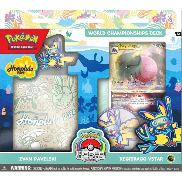 Pokémon Weltmeisterschaftsdeck 2024 DE Regidrago VStar Evan