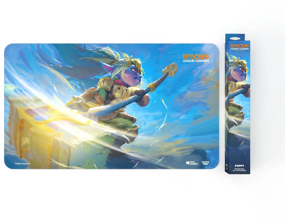 Riftbound League of Legends TCG Unleashed Poppy Playmat