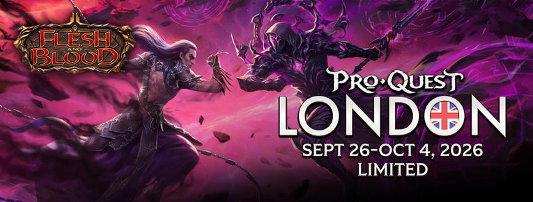 Flesh & Blood - Pro Quest - London - Teilnahme