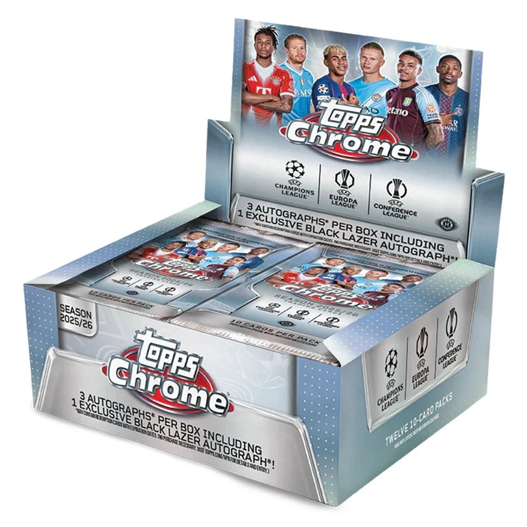 Topps Chrome® UEFA Club Competitions 2025/2026 - Jumbo Box