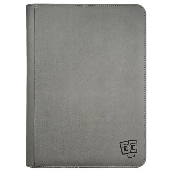 TCG Guru Toploader Zip Binder 9-Pocket Sideloading Gray TCG