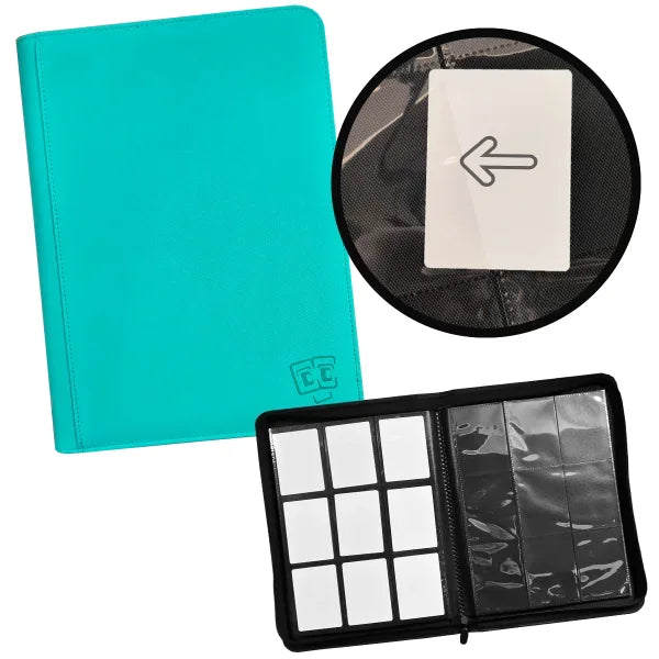 TCG Guru Toploader Zip Binder 9-Pocket Sideloading