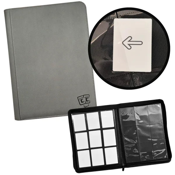 TCG Guru Toploader Zip Binder 9-Pocket Sideloading TCG