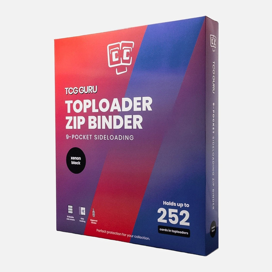 TCG Guru 9er Pocket Toploader Zipper Binder