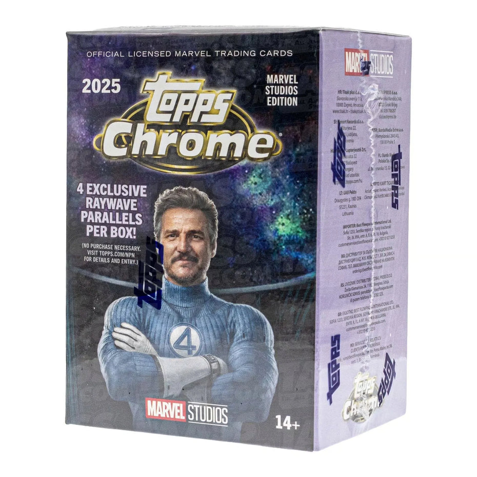 Topps Chrome Marvel Studios 2025 Blaster Box EN