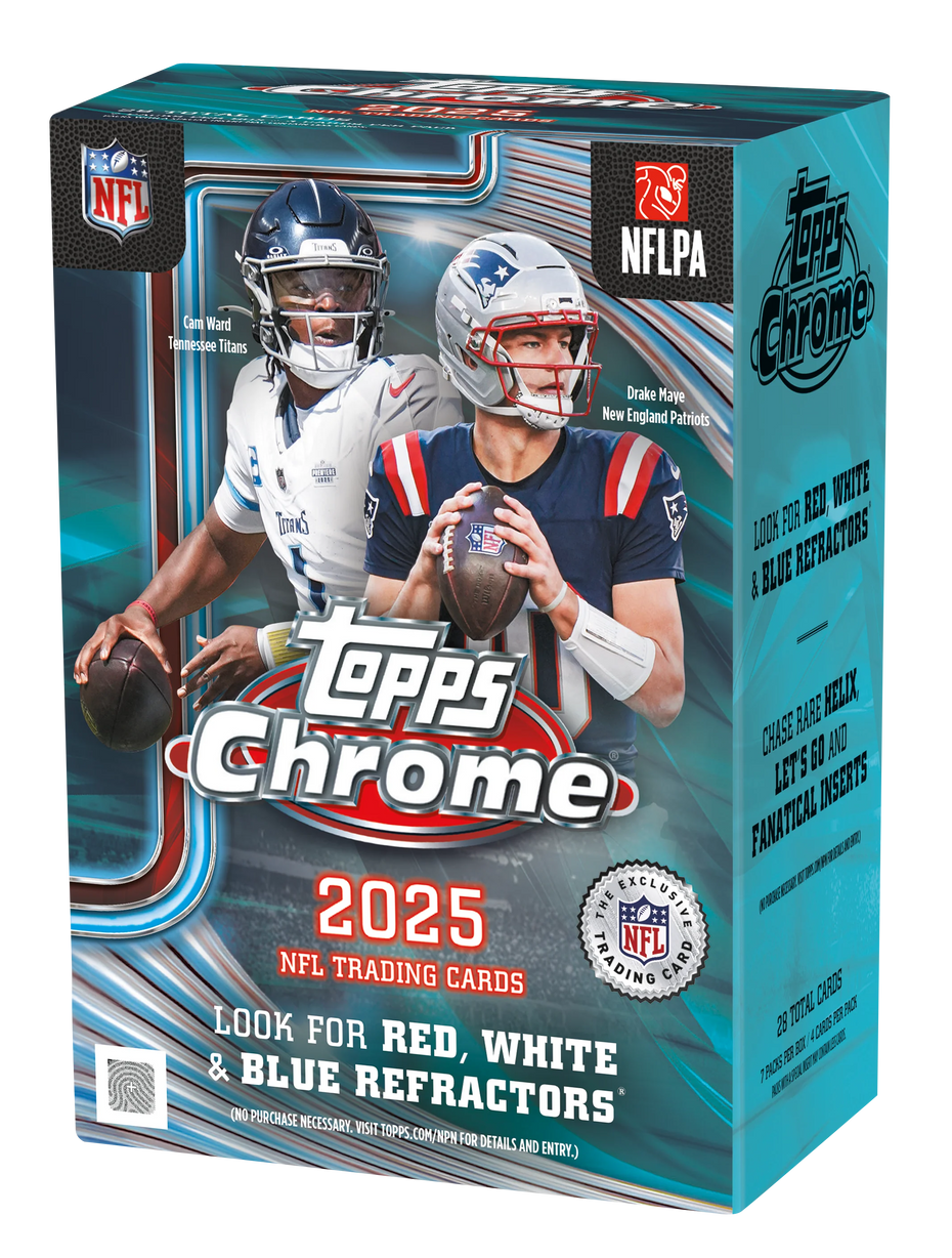 Topps Chrome Football NFL 2025 Value Box