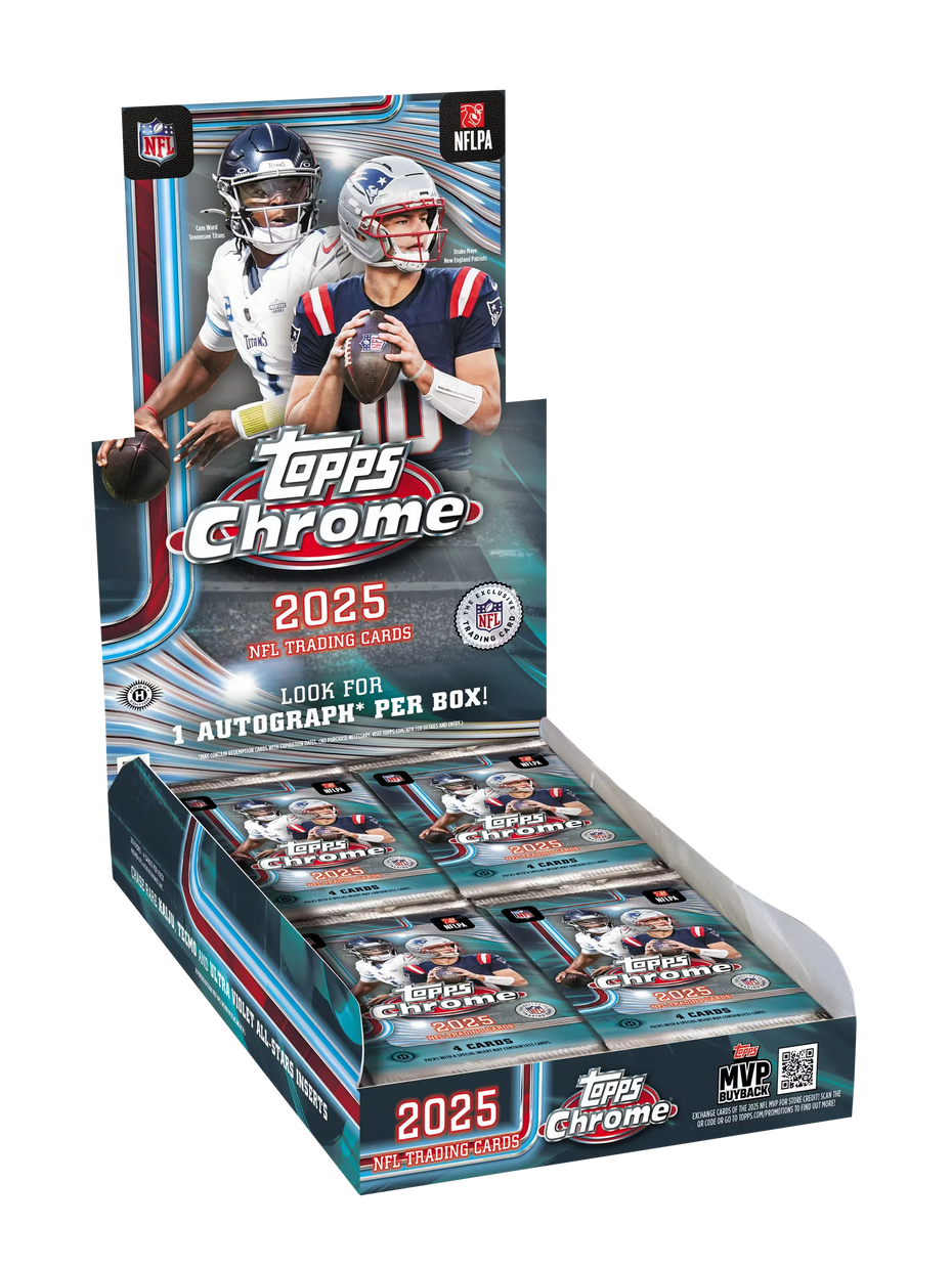 Topps Chrome Football NFL 2025 Hobby Box