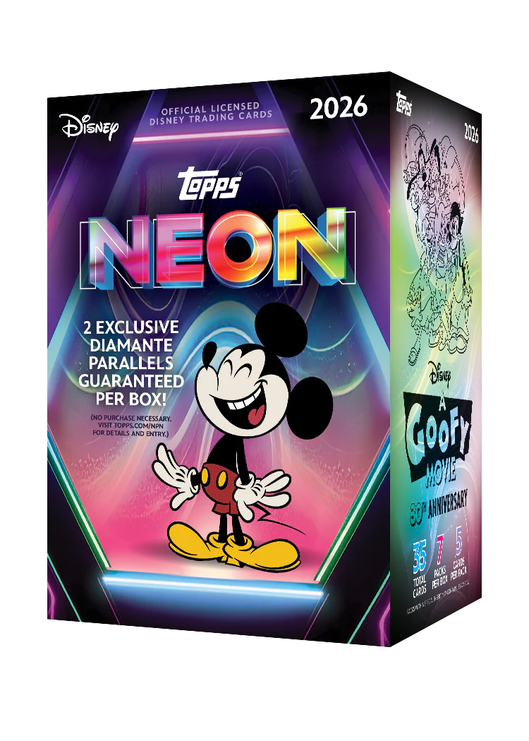 Topps Disney Neon 2026 Value Box