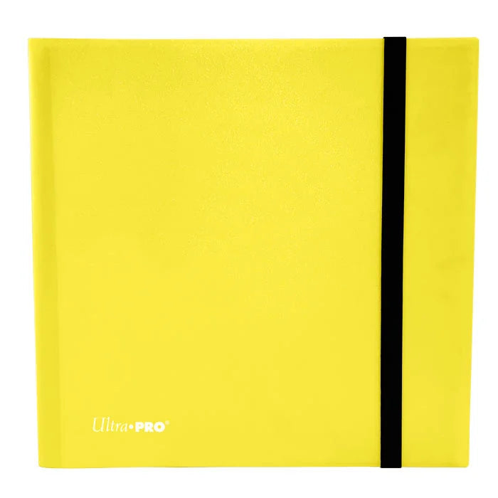 Ultra PRO - 12-Pocket PRO-Binder - Eclipse Lemon Yellow