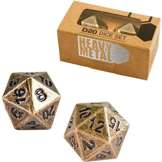 Ultra PRO - Heavy Metal D20 - Antique Bronze TCG Zubehör