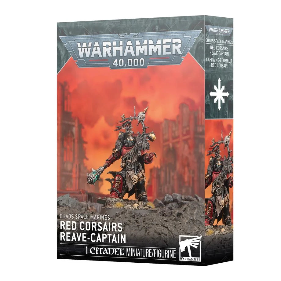 Warhammer 40k Chaos Space Marines Raub-Captain der Roten