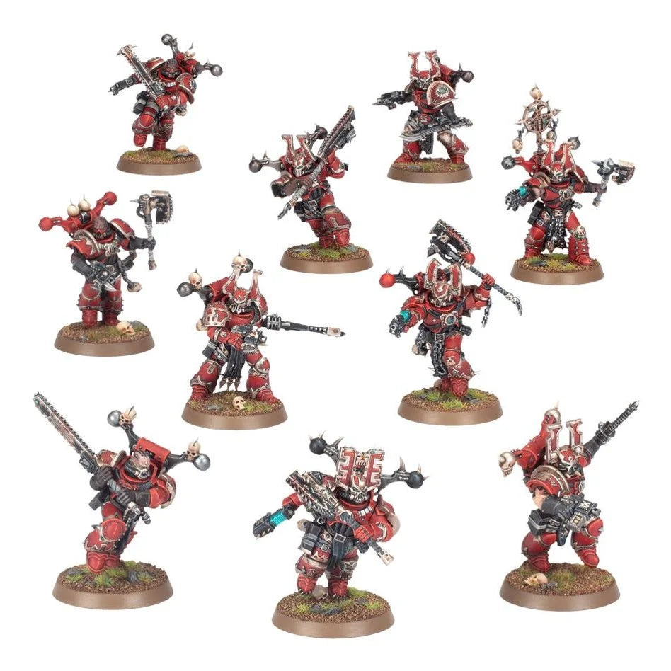 Warhammer 40k - Figuren - Armeen des Chaos - World Eaters