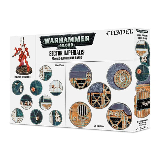 Warhammer 40k - Gestaltete Bases Warhammer 40k