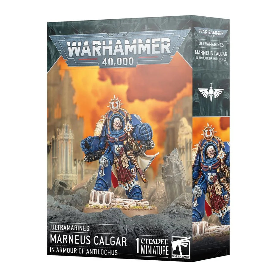 Warhammer 40k Ultramarines Marneus Calgar in Armour of