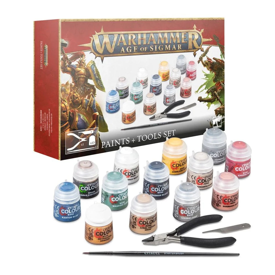 Warhammer - Age of Sigmar - Farben + Werkzeug Warhammer 40k