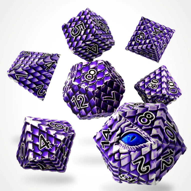 CritStones Metall RPG Dice Set